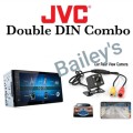 JVC 7" Double DIN With REVERSE CAMERA