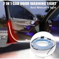 2PC Car Door Led Strip with Red Flashing Lights