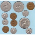 1977 RSA coin set - includes three R1 coins