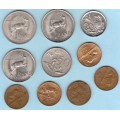 1990 RSA coin set - includes three R1 coins