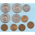 1990 RSA coin set - includes three R1 coins