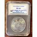 1964 SAU 50 cent (crown) * SANGS MS64 * silver * PRICE REDUCED