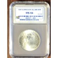 1968 RSA R1 (1 rand) * Afrikaans * SANGS * MS64 * silver