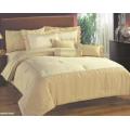 9piece Bed in a Bag Luxury Cream Comforter Set - Cream
