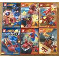 Building Blocks for Kids : Super Heroes - 6 Pack ''SPECIAL" - 175 Piece Total (No LB394)