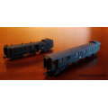 RAILROOM CLEAROUT - 2 x Trix Freight Vans (N Gauge) - Job Lot