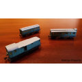 RAILROOM CLEAROUT - 3 x Arnold 3 Axle Old Timer Coaches (Job Lot)