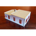 Walthers Model Fire Station (Plastic) - HO Scale