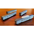 END OF YEAR CLEARANCE - 4 x Tri-ang Coaches - MADE IN SA (Job Lot)