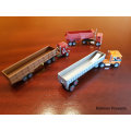 3 x Artic Tipper Trucks - HO/OO Scale (Job Lot)