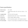 Mecer CB1-J4205 Mini-PC | Intel Pentium 1.50GHz | 32GB MSATA + 320GB HDD | 4GB RAM