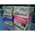wooden advertising crates