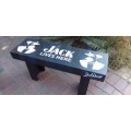 jack daniels advertising bench