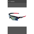 Brand New - Men's Outdoor Cycling Windproof UV400 Sport Sunglasses Red & Black