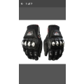 PRO BIKER Motorcross Riding Full Finger Gloves - Black LARGE