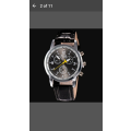 Luxury Stylish Crocodile Faux Leather Mens Analog Watch Wrist Watch - Sloggi