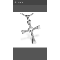The Fast and The Furious Toretto Cross Pendant Necklace