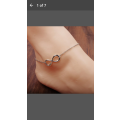 Buy 1 Get 1 Free - Fashion Infinity Cross Anklet -  + Free SS Infinity Anklet as per pic