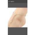 Buy 1 Get 1 Free - Fashion Infinity Cross Anklet -  + Free SS Infinity Anklet as per pic