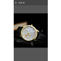 Geneva Unisex Faux Leather Quartz Analog Wrist Watch - Awesome Watch