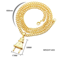 Gold-color/silver Electrical Plug Pendants Necklaces Men/Women Hip Hop Charm Chains