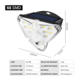 68LED solar human body induction wall light intelligent light control outdoor flood light household