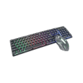 Wired USB Backlit Gaming Manipulator Gaming Keyboard and Mouse SetSuitable for HomeGaming Office