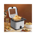 Fryer multifunctional 2.5L household large capacity electric fryer with frying net