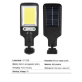Solar Street Light Outdoor Human Body Induction Street Light with Remote Control