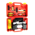 12V Portable Car Air Pump Car Emergency Toolbox Tire Repair Emergency Tool Set