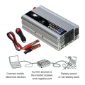 2000W 220V Silver Inverter Car Battery Converter Electrical Switch Gift Christmas Gift