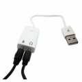 USB Sound Card Virtual 7.1 3D External USB Audio Adapter Earphone Microphone
