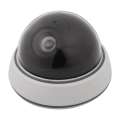 Dome Dummy Camera Hemisphere Flashing Red Light Surveillance