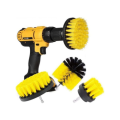 Drill brush attachment kit and electric scrubber cleaning kit for car bathroom wooden floor