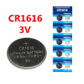 CR1616 3V Lithium Battery 5pcs