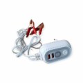 Smart Charger with Battery Lead 3A AC+DC 2 USB + LED Night Light