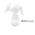 Two stage manual breast pump