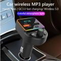 Multifunctional Wireless Car RGB MP3 Player, FM Transmitter