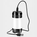 Portable 2I in 1 Rechargeable Hanging Camping Flashlight