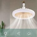 30W 360° Swivel Led Ceiling Light With Built-In Fan With 3 Speed Settings