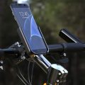 Bike Mirror Mount Mobile Phone Holder, 360 Degree Rotation Bike