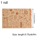 8M x 30CM Food Grade Oil Paper Candy Food Wrapping Paper Cake Cheese Oil Paper Baking Tools