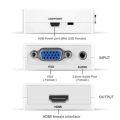 VGA to HDMI 1080P Audio Connector Converter Adapter