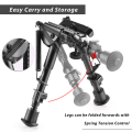 Rifle Bipod 6-9` Swivel Mount Folding Adjustable Height With 22MM Mount Adapter
