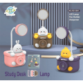 Cartoon Small Desk Lamp With Led Light Multifunctional Pen Holder With Pencil Sharpener