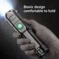 2 PCS Zoomable Flashlight Portable Multifunctional Telescopic Zoom Flashlight