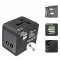 All-In-One Global Travel Adapter Wall Charger Comes With Dual Usb Charging Ports