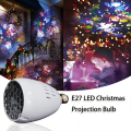 LED RGB Party Light Bulb Projector Light E27