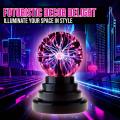 Plasma Ball Lamp Electronic Touch Sound Sensitive Lightning Glass Dry Lava LampBedroom Decor Gift