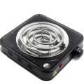 Black Knob Electric Stove Electric Cooking Heater 1000W Radiant Stove